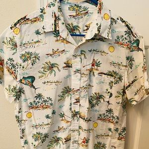 Men’s J Crew short sleeve button down